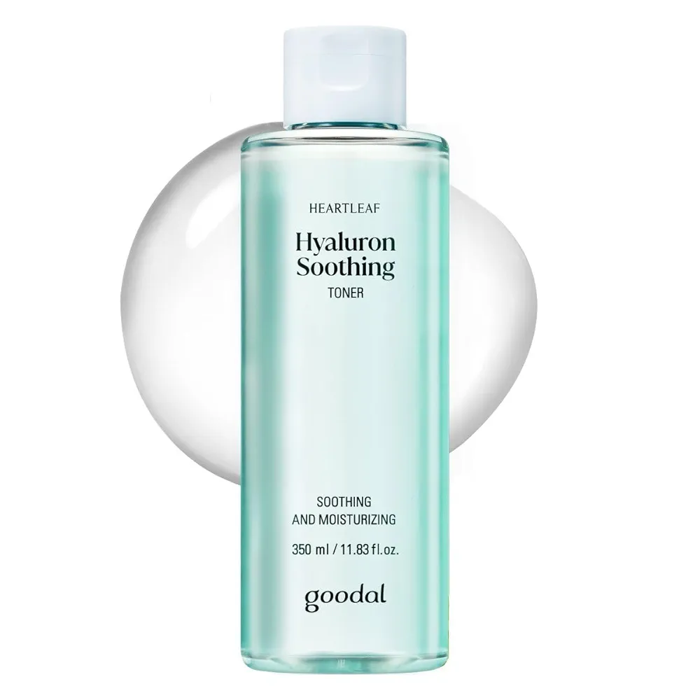 GOODAL Heartleaf Hyaluron Soothing Toner - Trouble Care, Korean Skin Care, Soothing, Moisturizing, Hydrating, Calming Skin, Instant Cooling, Hyaluronic Acid,Ceramide (11.83 fl.oz.)