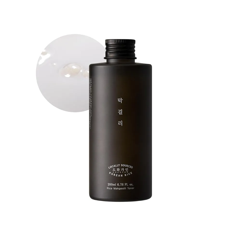 Rice Makgeolli Toner | Made with Domestically Sourced Korean Rice | 200 ml (6.76 Fl Oz) | Korean Skin Care