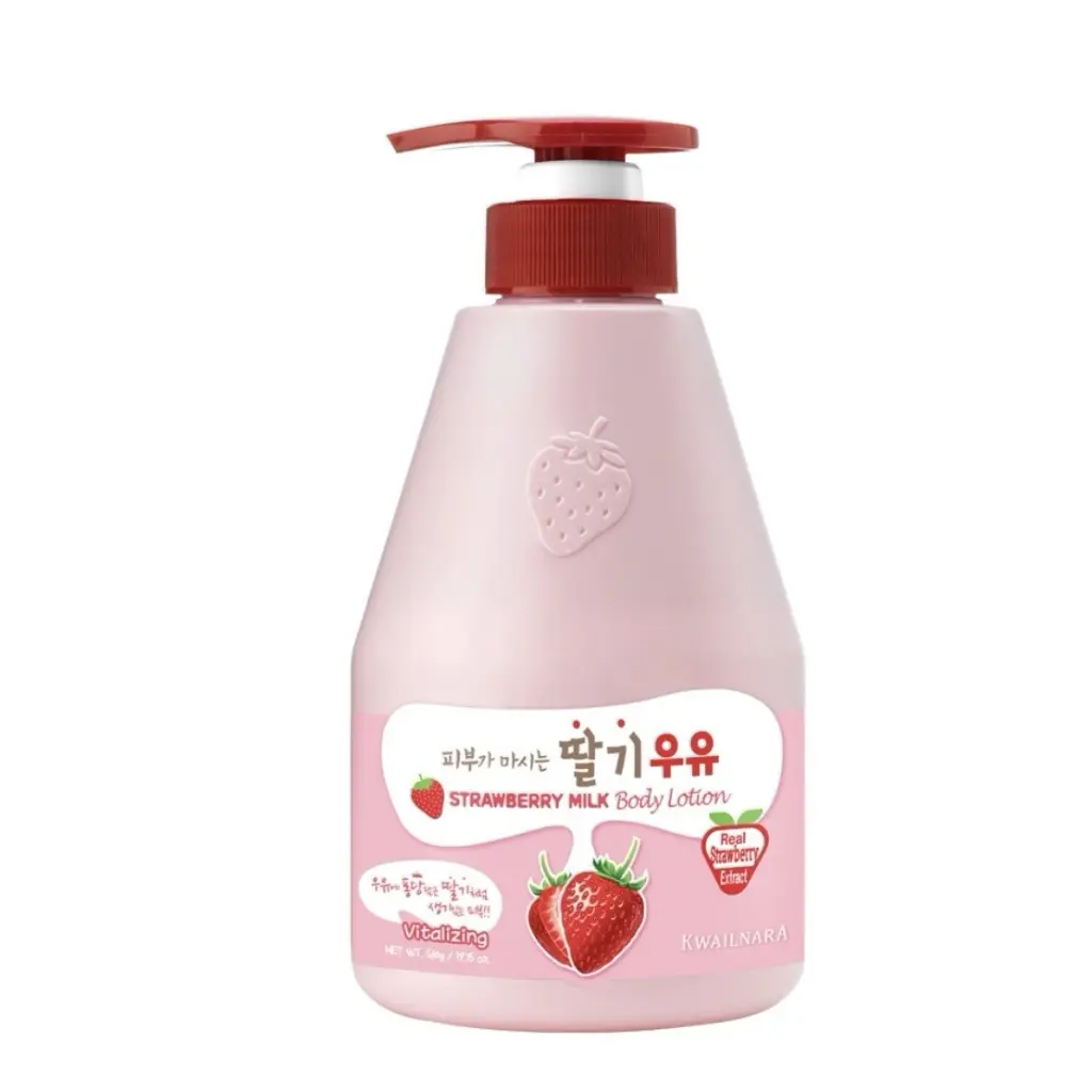 KWAILNARA Strawberry Milk Vitalizing Body Lotion - Long Lasting Hydration 560 g