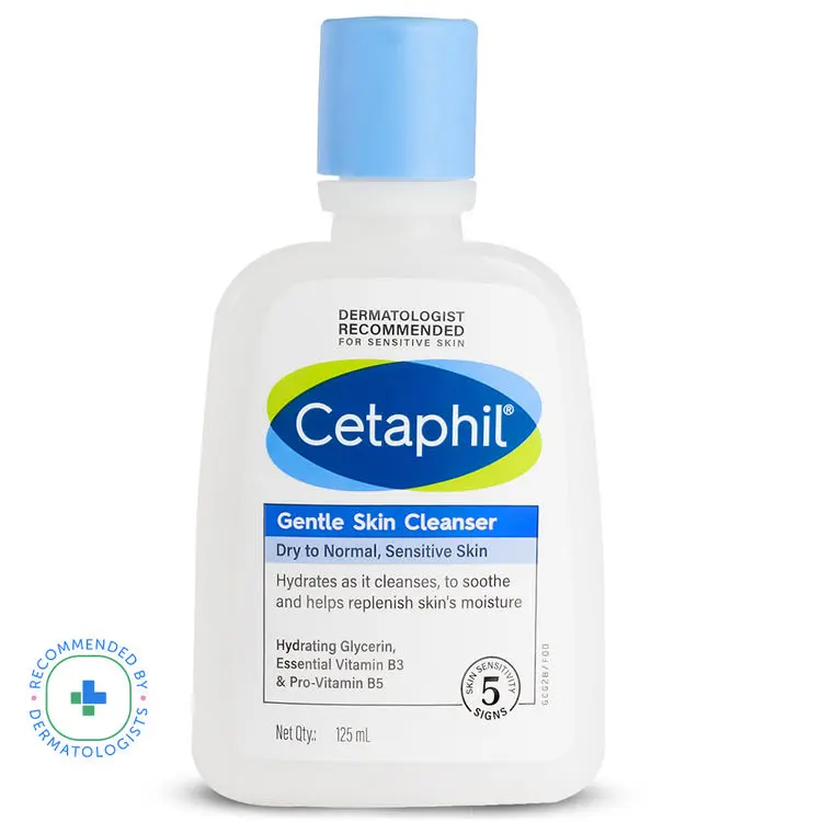 Gentle Skin Cleanser Dry to Normal Skin with Niacinamide Dermatologist Recommended (125ml)