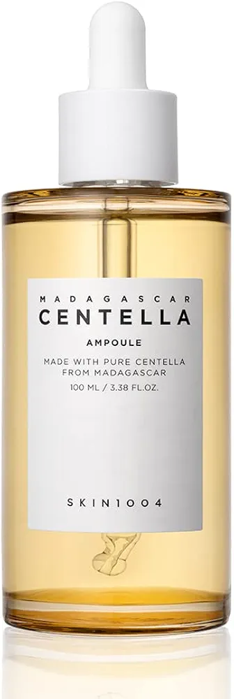 SKIN1004 Madagascar Centella Asiatica Ampoule Facial Serum | 100% Centella Asiatica Extract for Soothing Sensitive and Acne-Prone Skin, 100ml