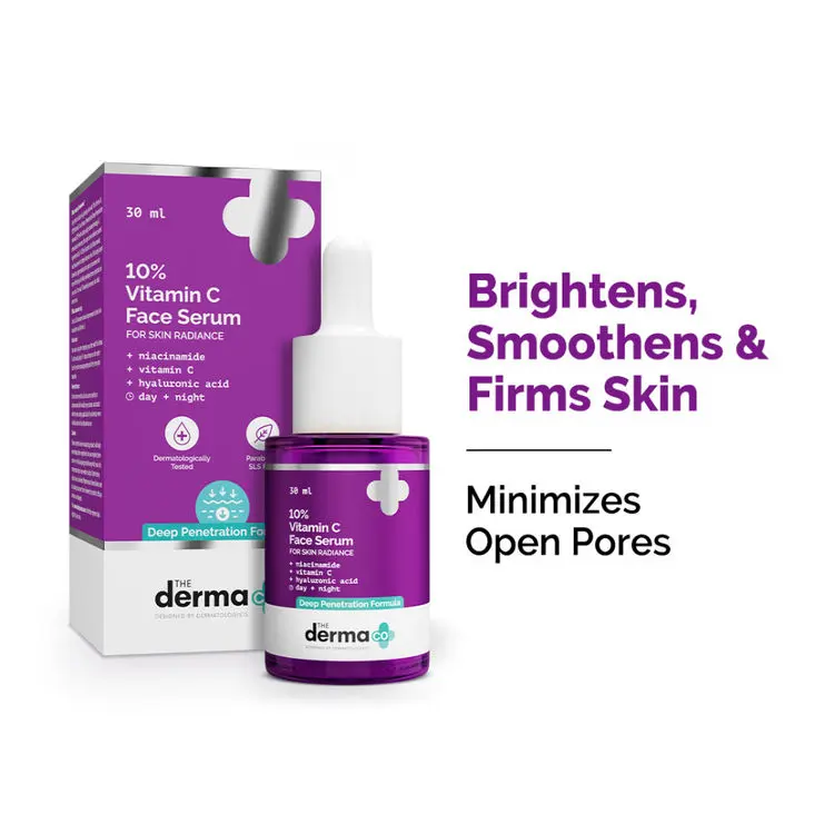 10% Vitamin C Face Serum Reduces Pigmentation & Glowing Skin For All Skin Types (30ml)