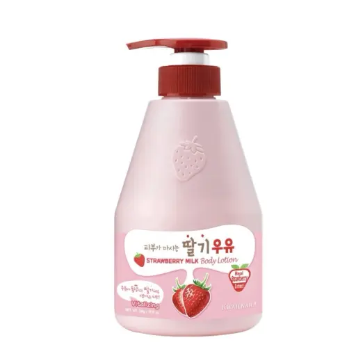 KWAILNARA Strawberry Milk Vitalizing Body Lotion - Long Lasting Hydration 560 g