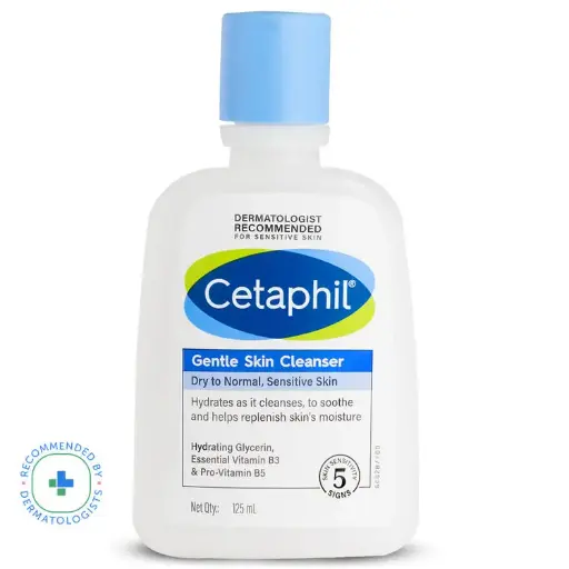 Gentle Skin Cleanser Dry to Normal Skin with Niacinamide Dermatologist Recommended (125ml)