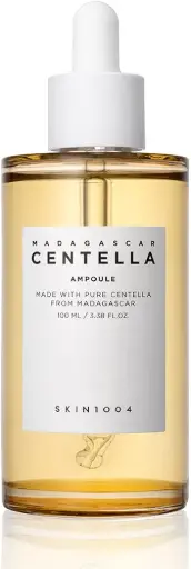 SKIN1004 Madagascar Centella Asiatica Ampoule Facial Serum | 100% Centella Asiatica Extract for Soothing Sensitive and Acne-Prone Skin, 100ml