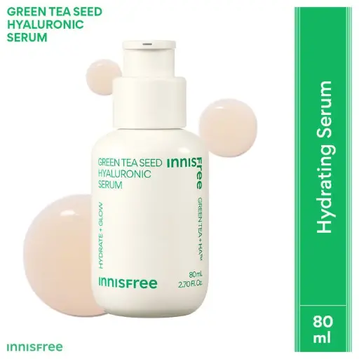 Green Tea Hyaluronic Acid Seed Serum - Lightweight, Hydrating Formula For Acne-Prone Skin